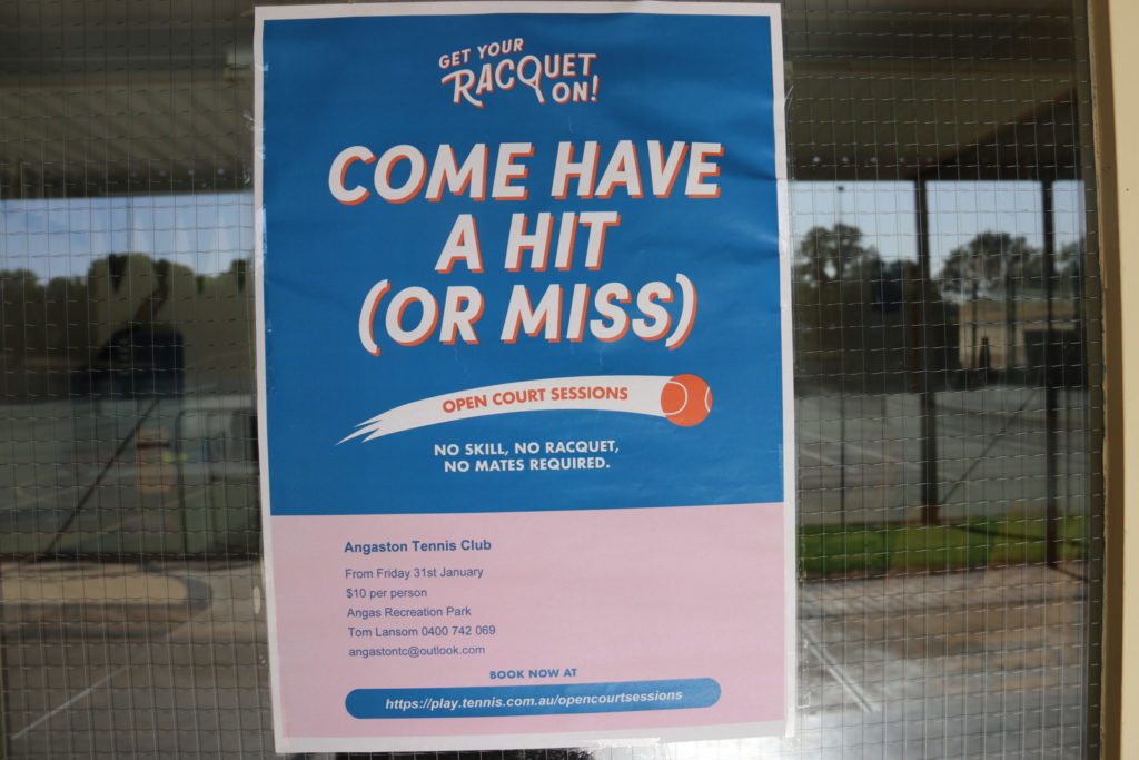 tennis-tourist-angaston-tennis-club-australia-poster
