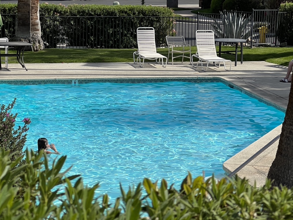 tennis tourist lost pueblos palm springs california pool