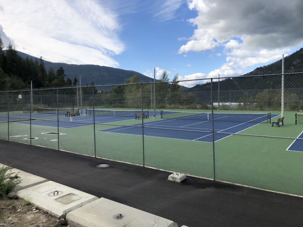 Nelson Tennis Club BC courts