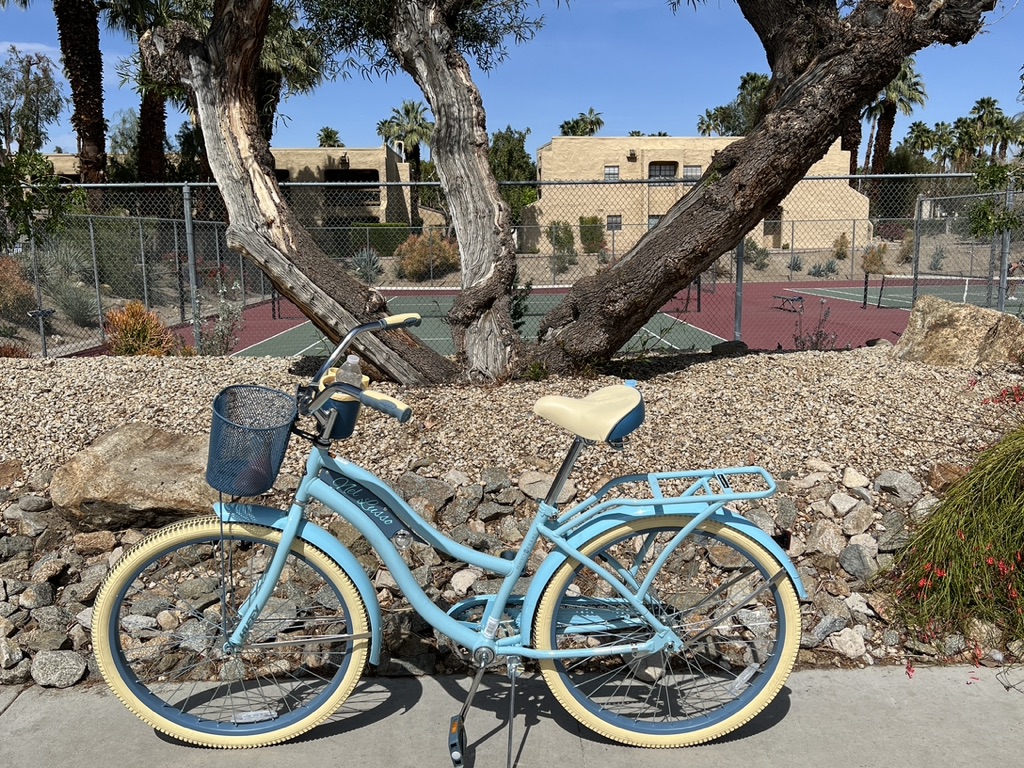 palm springs golf and tennis club bicycle teri church