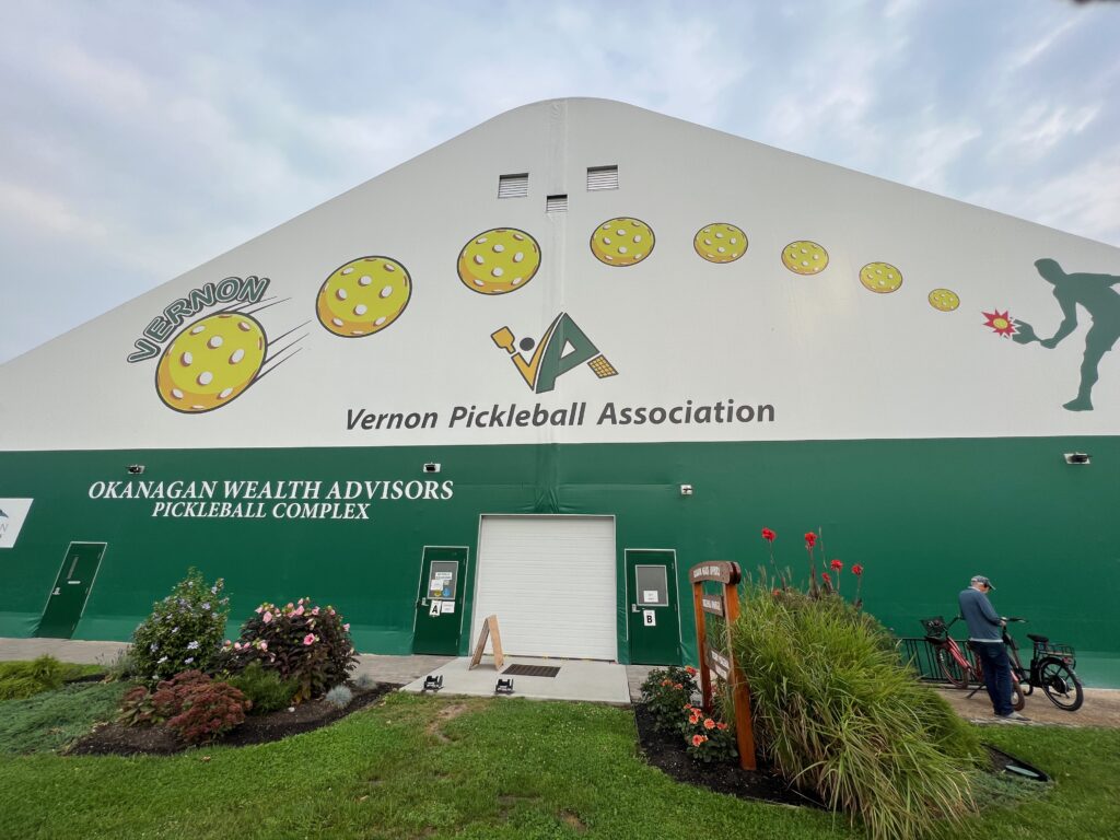 tennis tourist vernon pickleball court building teri church