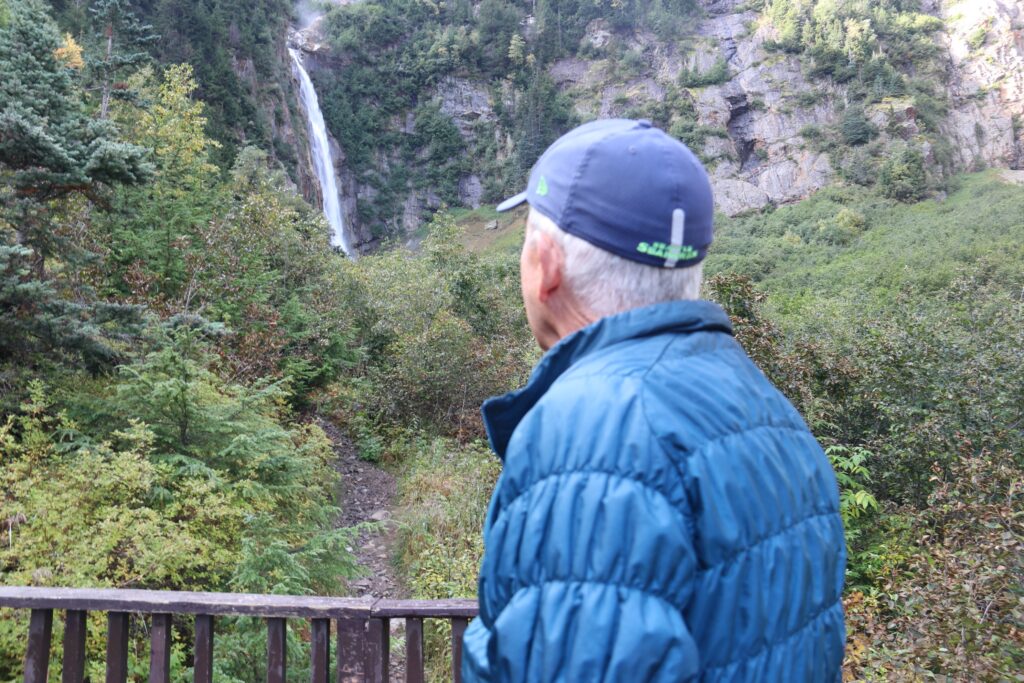 tennis tourist smithers bc waterfall bill teri church