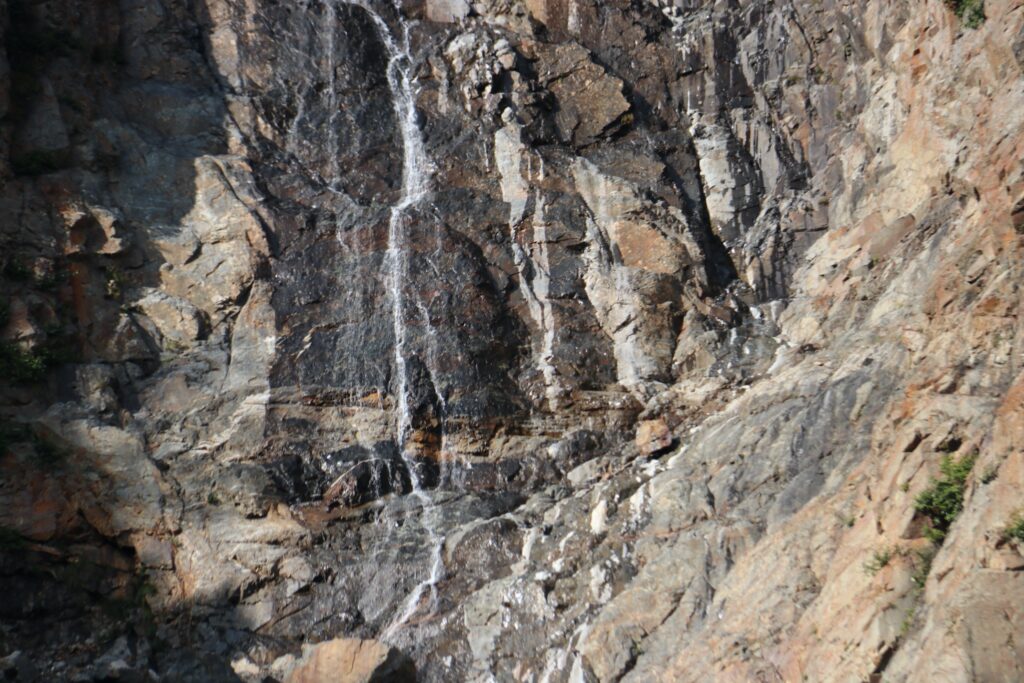 tennis tourist smithers bc waterfall rocks teri church