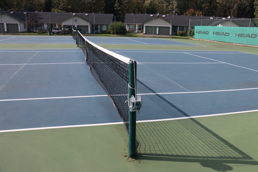 tennis tourist smithers bc tennis net teri church