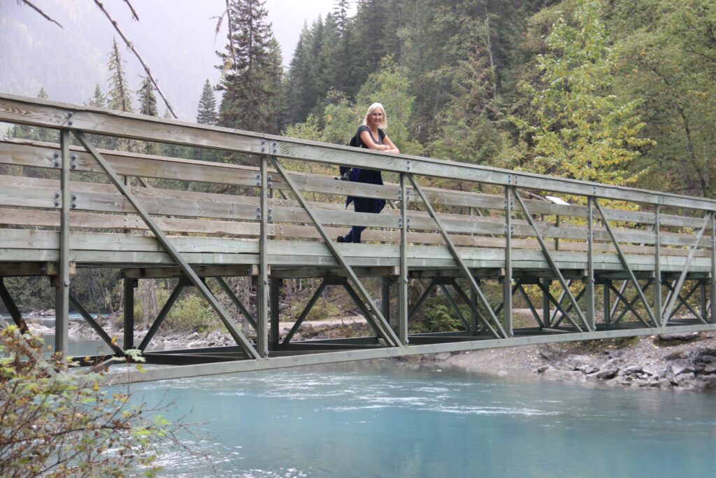 tennis tourist valemount bc mount robson bridge teri church